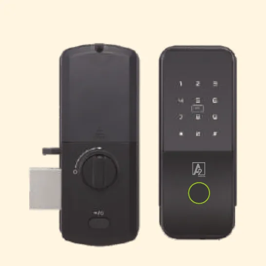 A2 Omega R10 Fingerprint Digital Lock for Thin Doors