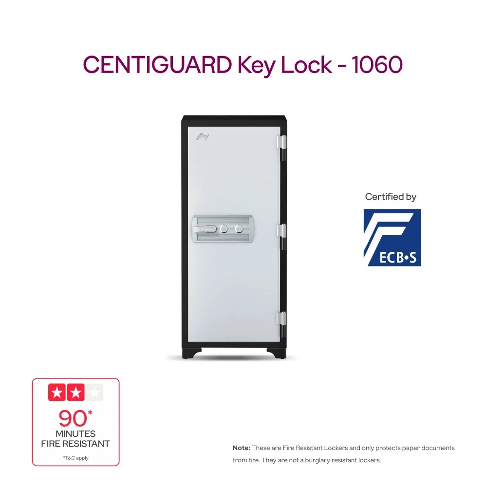 Godrej Centiguard 1060 169L Fire Resistant Safe (Key Lock) photo 2