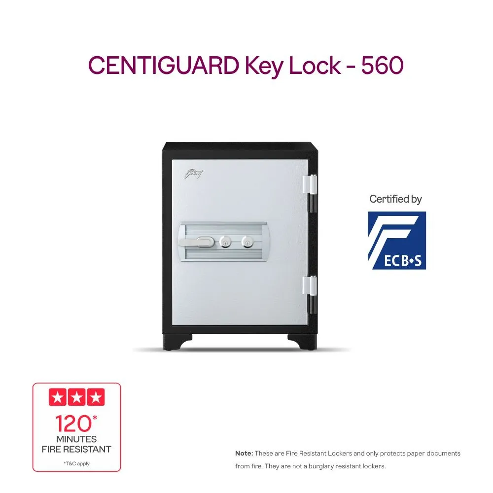 Godrej Centiguard 560 89L Fire Resistant Safe (Digital / Key Lock) photo 3