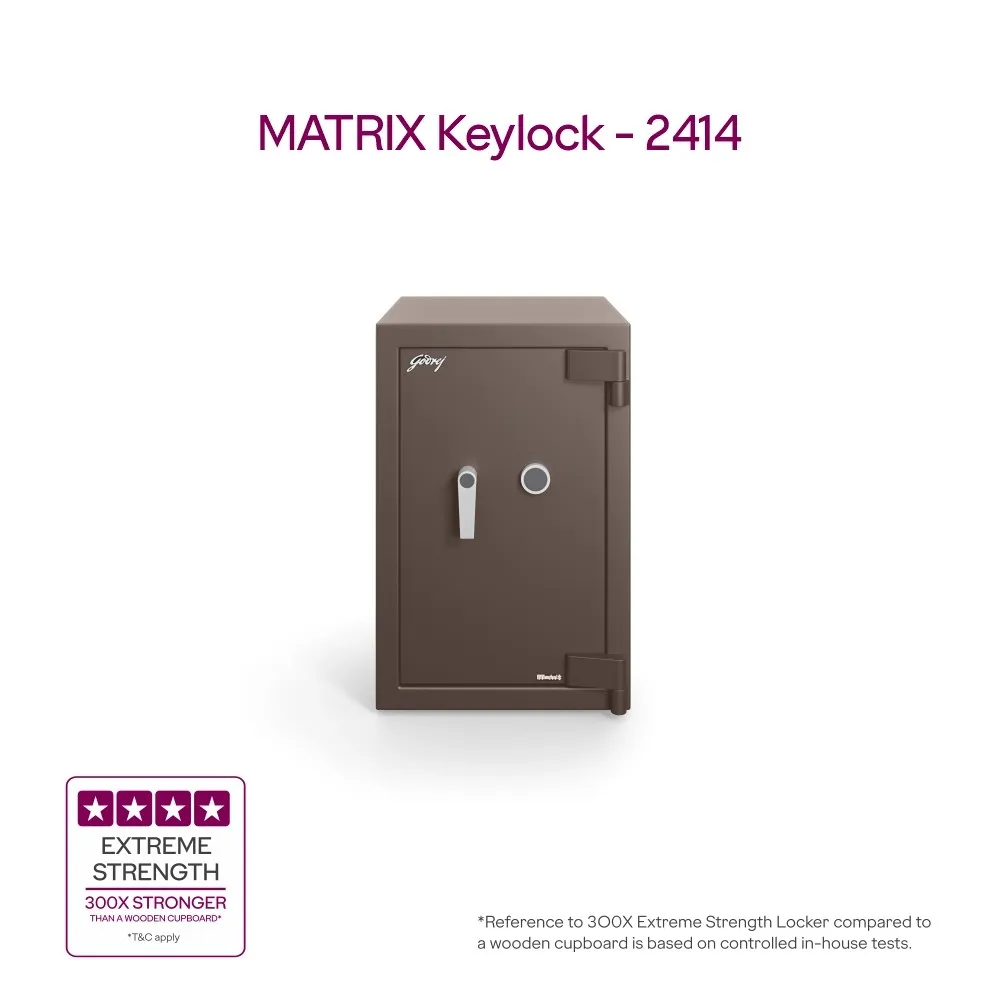 Godrej Matrix 2414 V7 78L Home Locker (Digital + Key Lock / Key Lock) photo 4