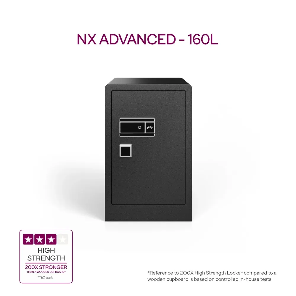 Godrej NX Advanced V2 160L Home Locker (Digital + Biometric + Key Lock) photo 2
