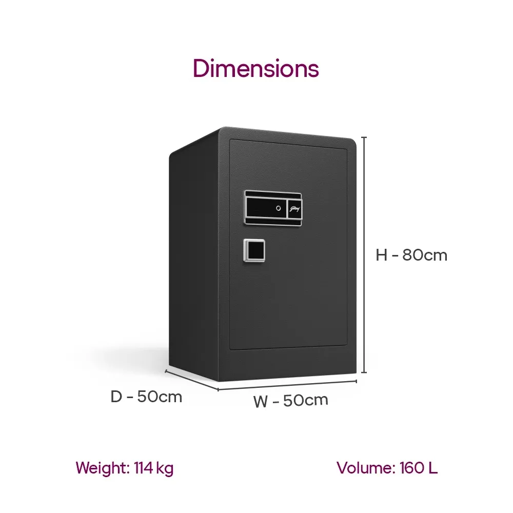 Godrej NX Advanced V2 160L Home Locker (Digital + Biometric + Key Lock) photo 4