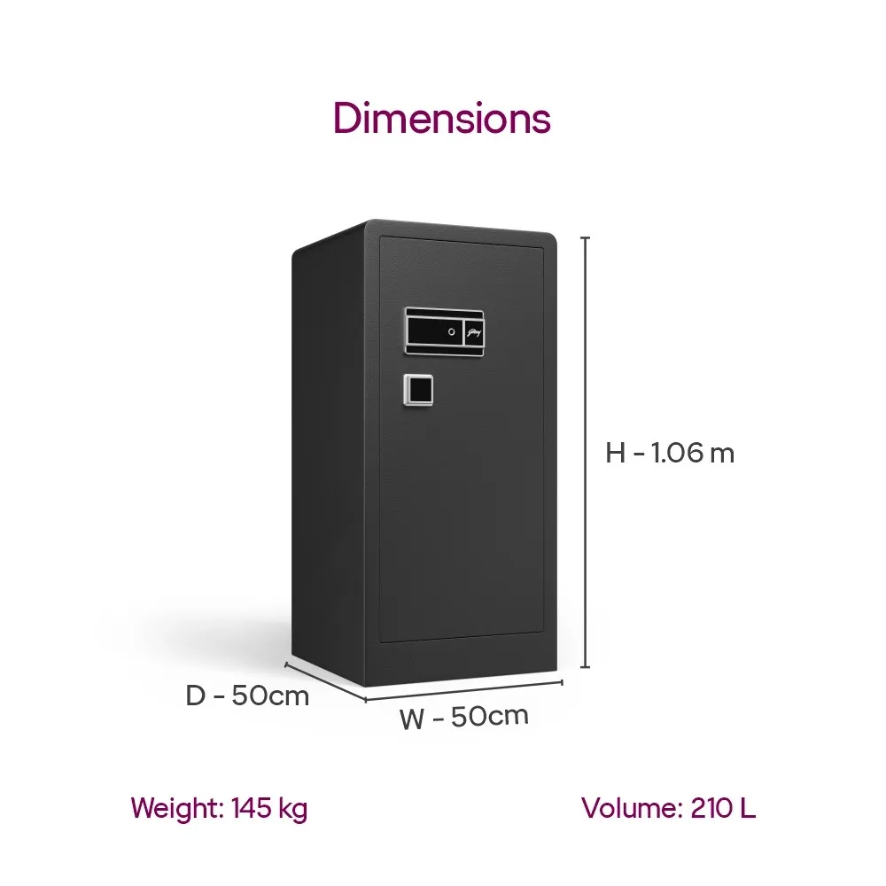 Godrej NX Advanced V2 210L Home Locker (Digital + Biometric + Key Lock) photo 4