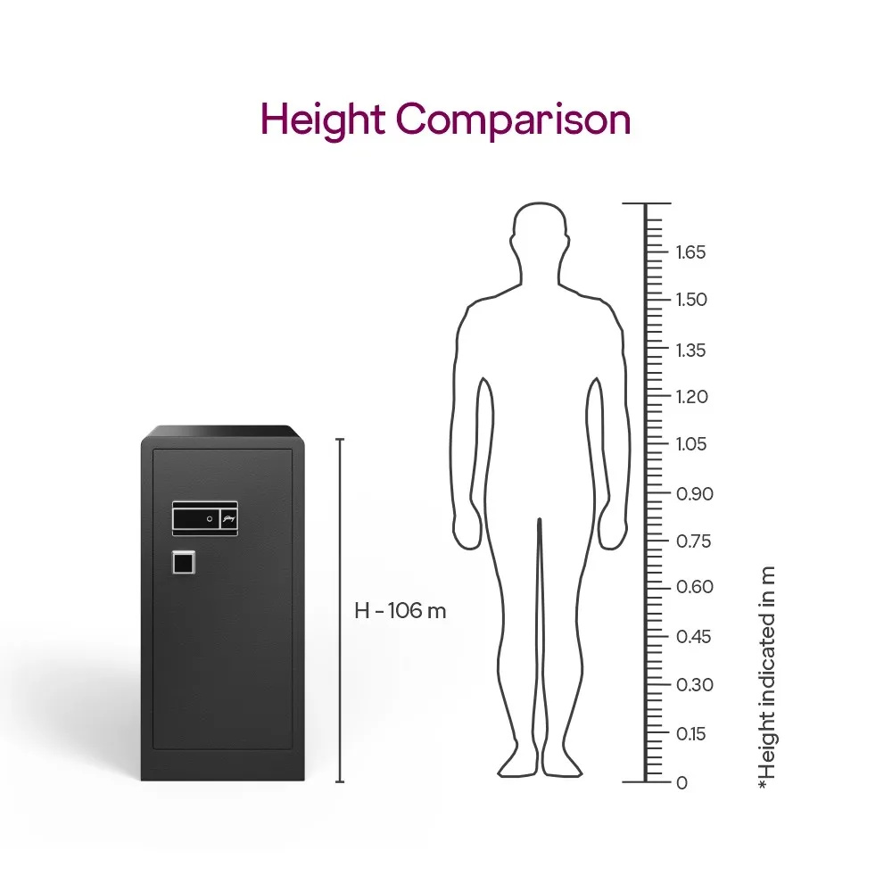 Godrej NX Advanced V2 210L Home Locker (Digital + Biometric + Key Lock) photo 5