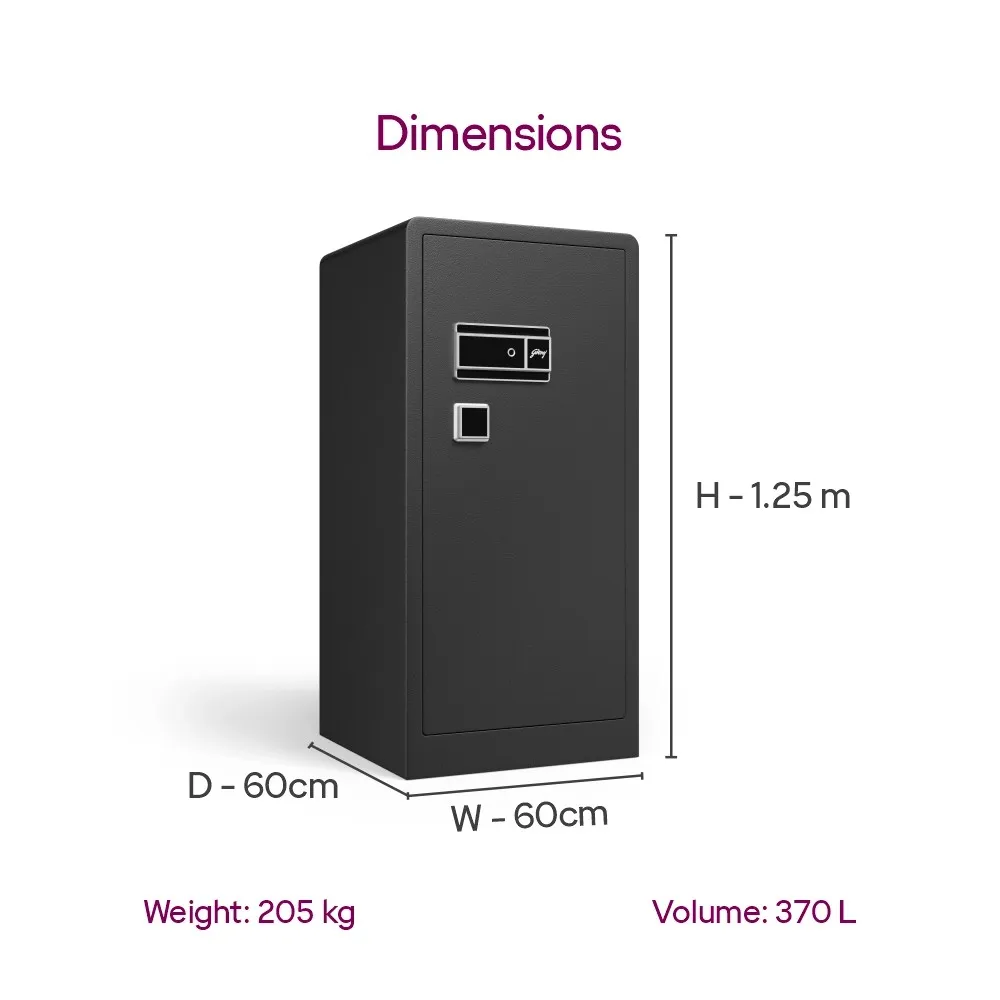Godrej NX Advanced V2 370L Home Locker (Digital + Biometric + Key Lock) photo 4