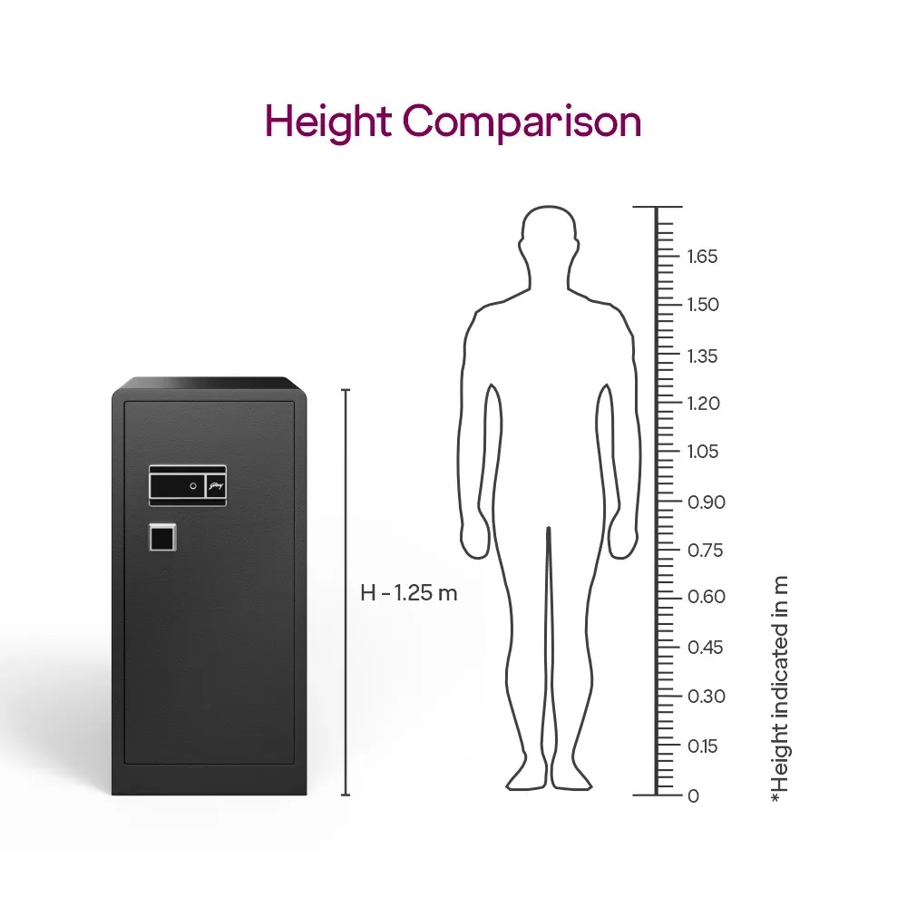 Godrej NX Advanced V2 370L Home Locker (Digital + Biometric + Key Lock) photo 5