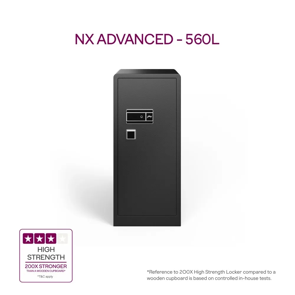 Godrej NX Advanced V2 560L Home Locker (Digital + Biometric + Key Lock) photo 2