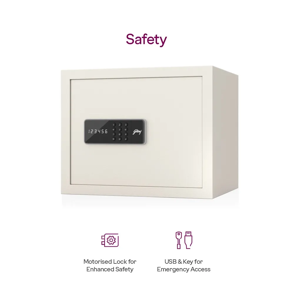Godrej NX Pro Digital 30L Home Locker (Ebony / Ivory) photo 6