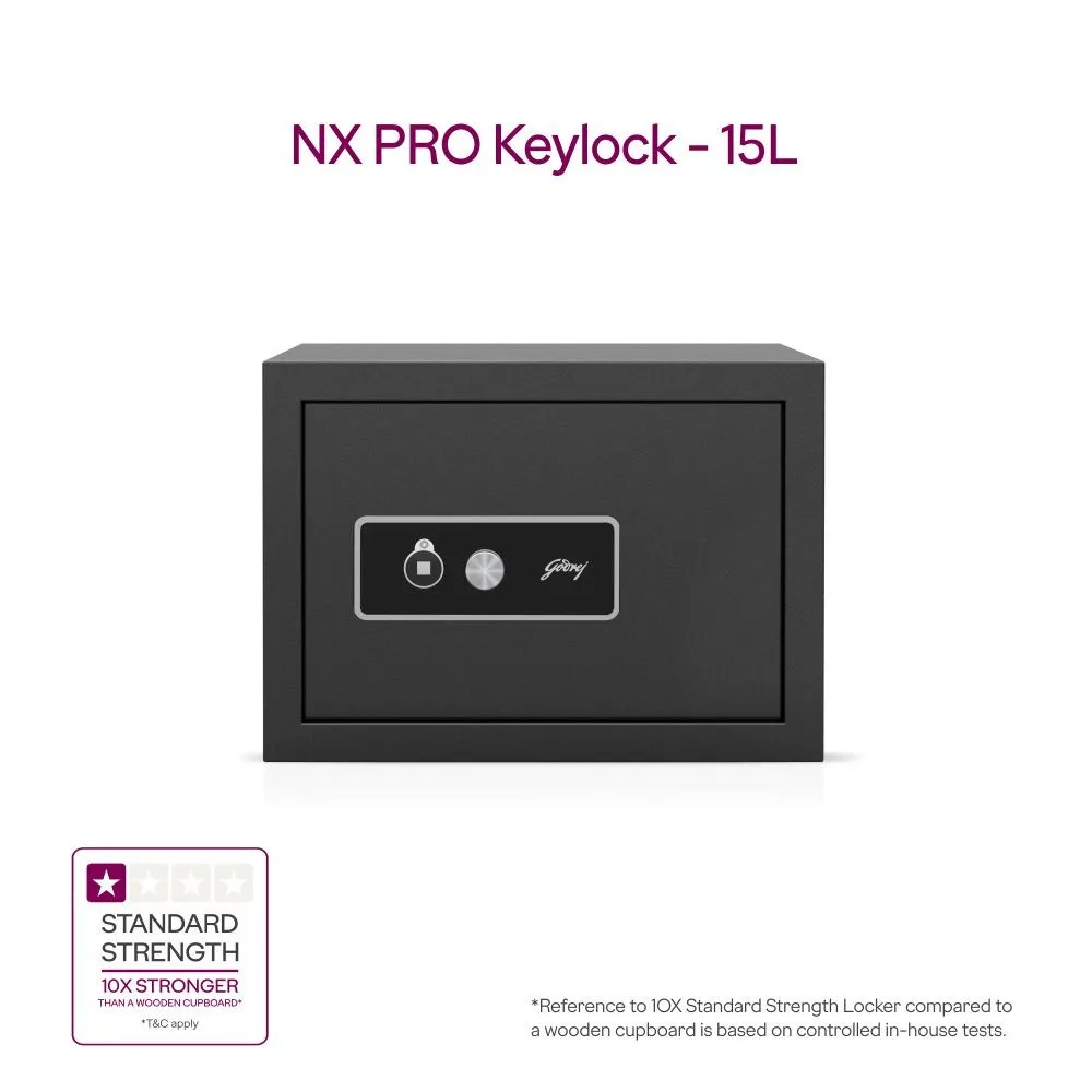 Godrej NX Pro Key Lock 15L Home Locker (Ebony / Ivory) photo 2