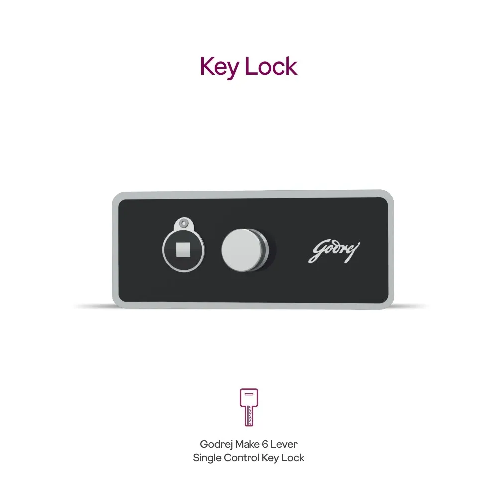 Godrej NX Pro Key Lock 15L Home Locker (Ebony / Ivory) photo 5