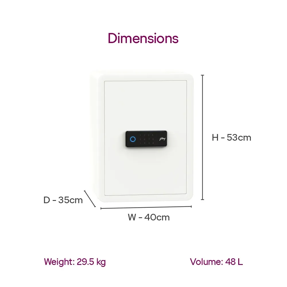 Godrej NX Pro Luxe Digi+Bio 48L Home Locker photo 4