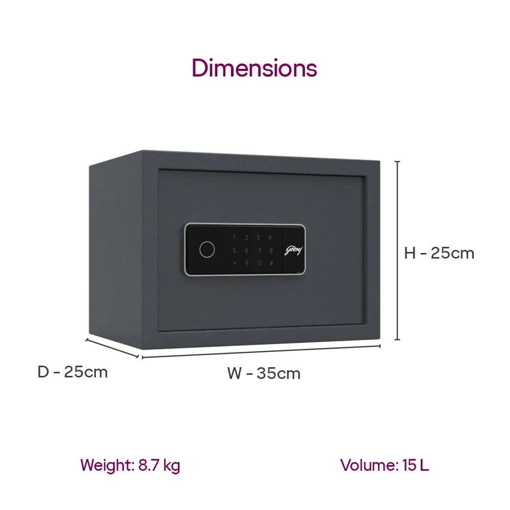 Godrej NX Pro Plus Digi+Bio 15L Home Locker photo 4