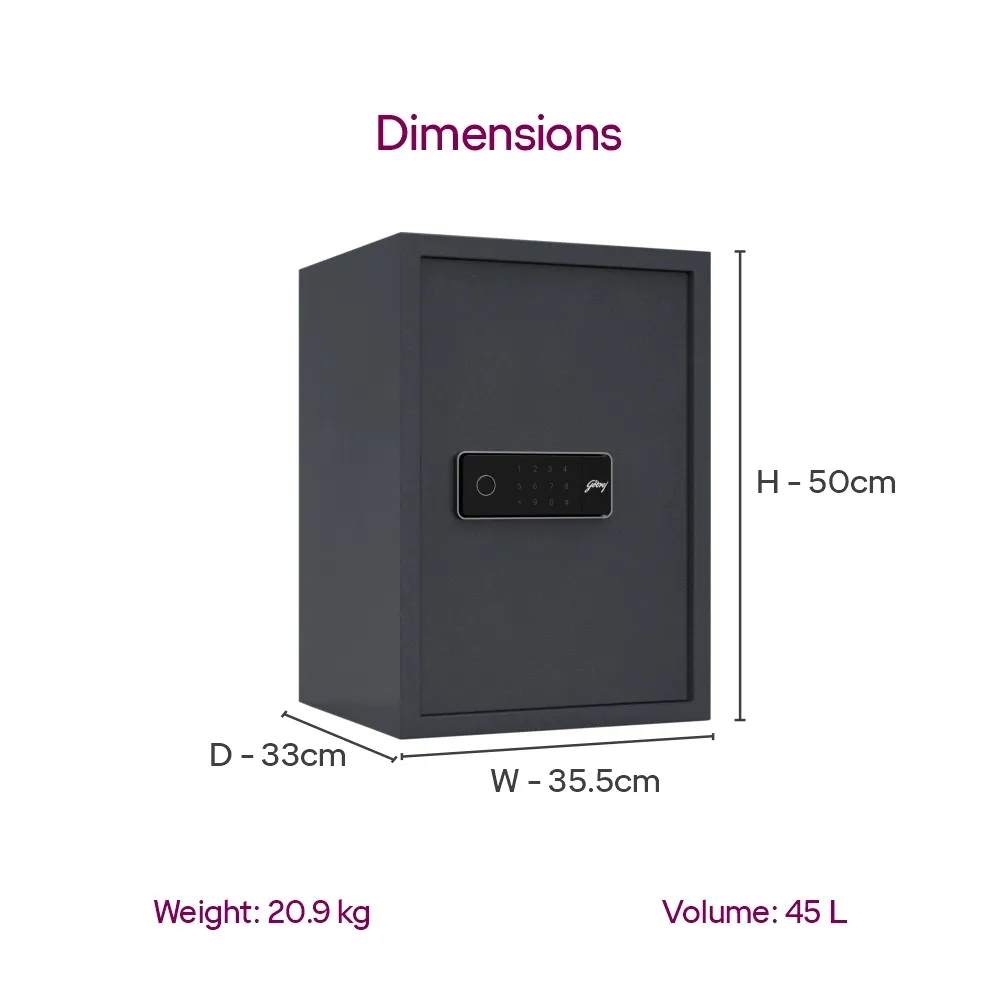 Godrej NX Pro Plus Digi+Bio 45L Home Locker photo 4