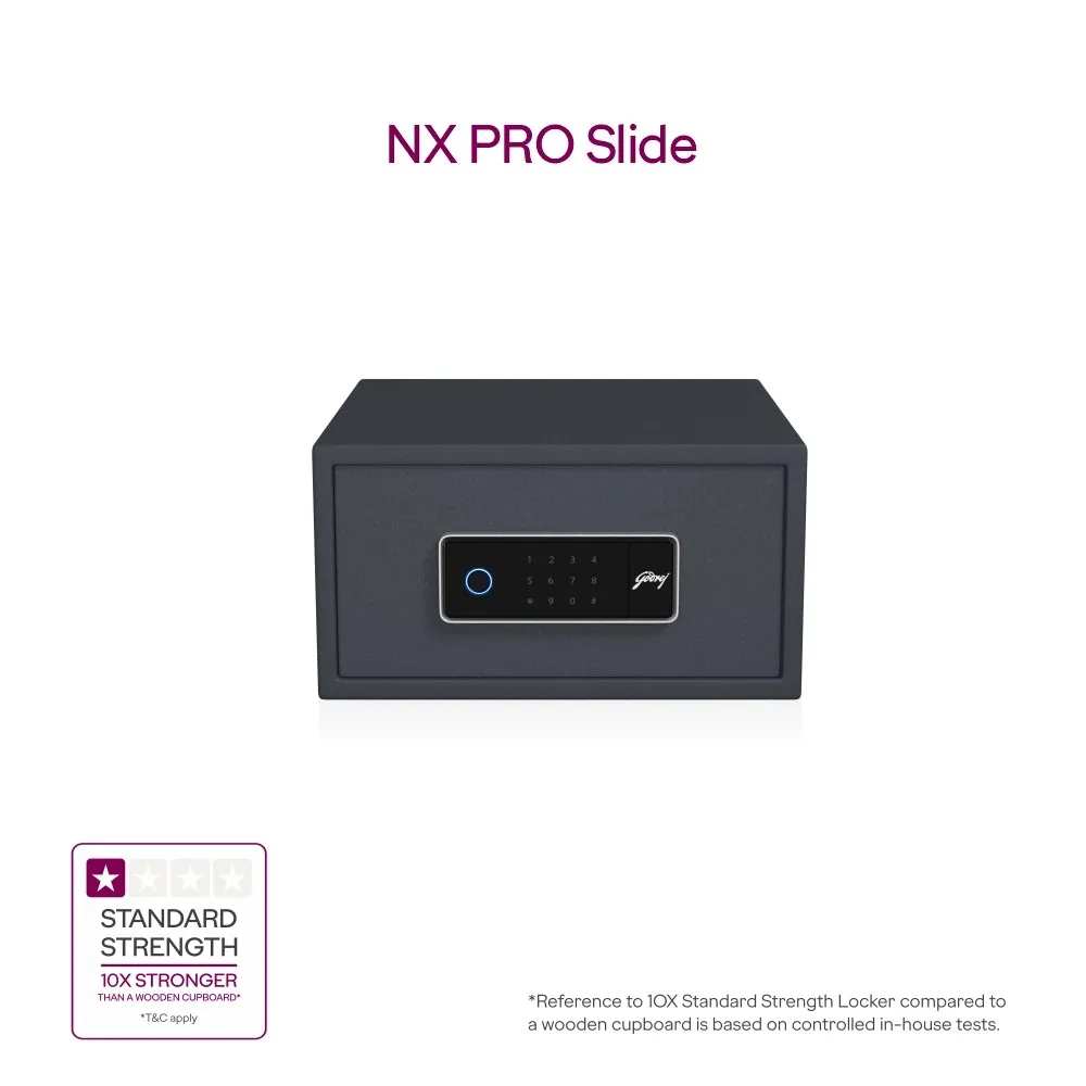 Godrej NX Pro Slide 13L Drawer Home Locker (Digital + Biometric) photo 2