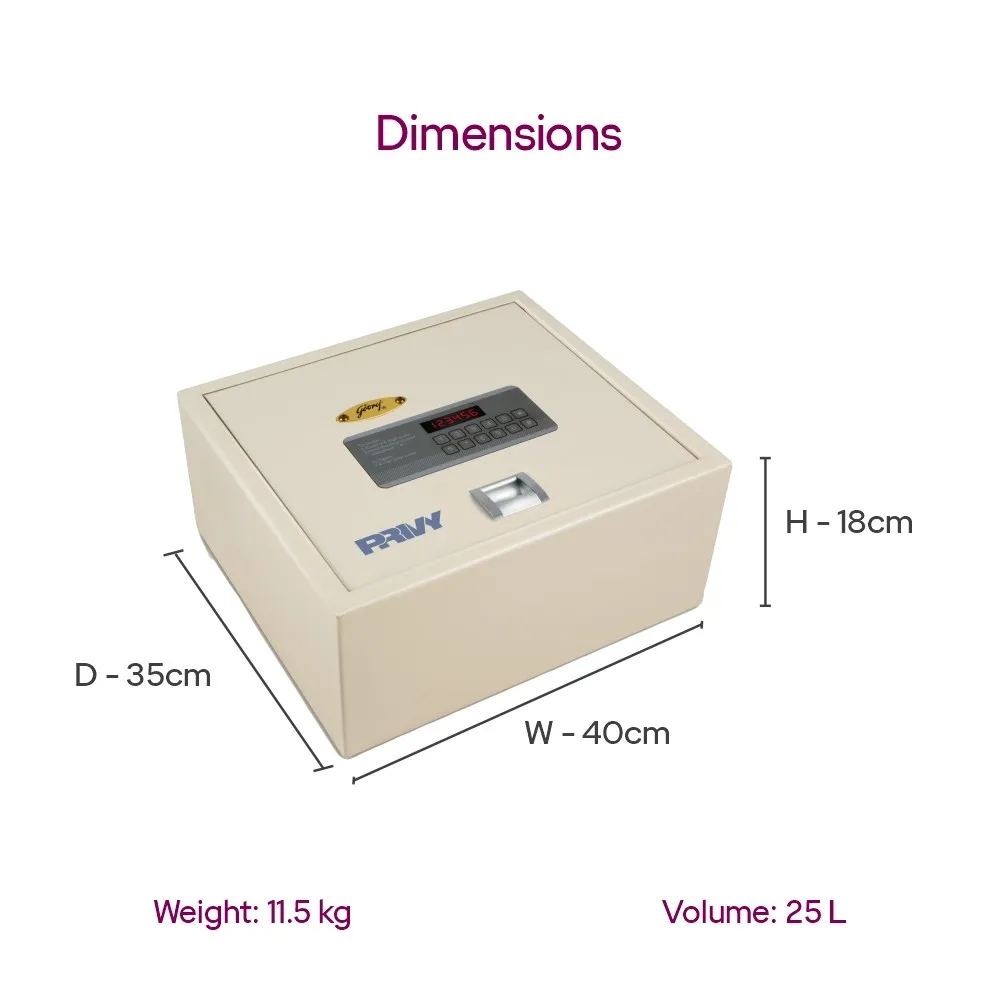 Godrej Privy 25L Digital Home Locker photo 4