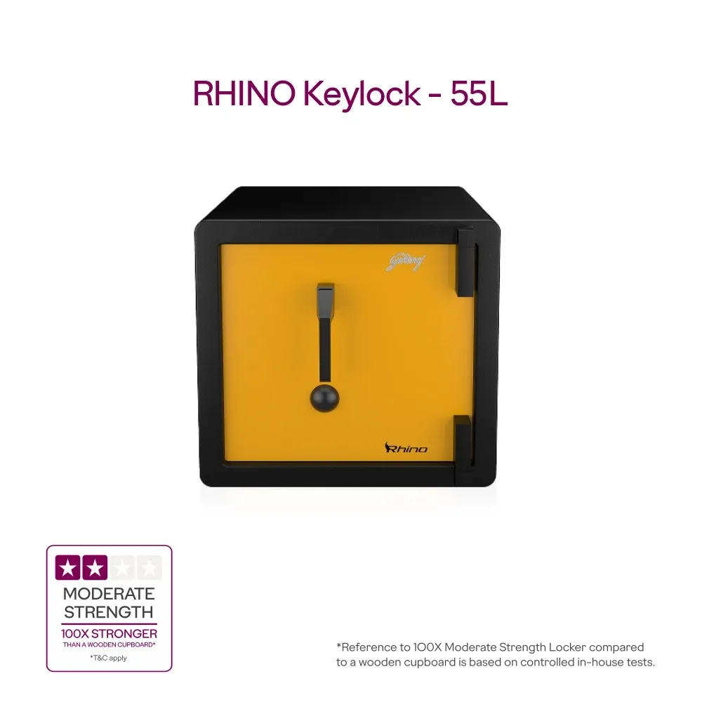 Godrej Rhino Gold 55L Home Locker (Digital / Key Lock) photo 2