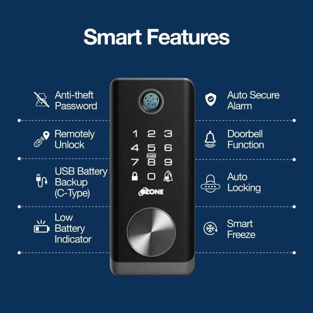 Ozone Deadbolt OZ-DBL-Life Digital Door Lock photo 5