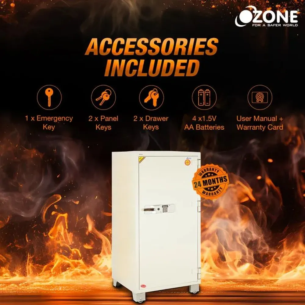 Ozone Fire Warrior-1200 Fire Resistant Digital Safe 230 Litres photo 4