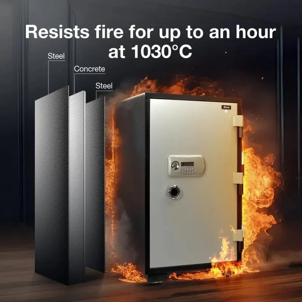 Ozone Fire Warrior-99 Fire Resistant Digital Safe 145 Litres photo 6