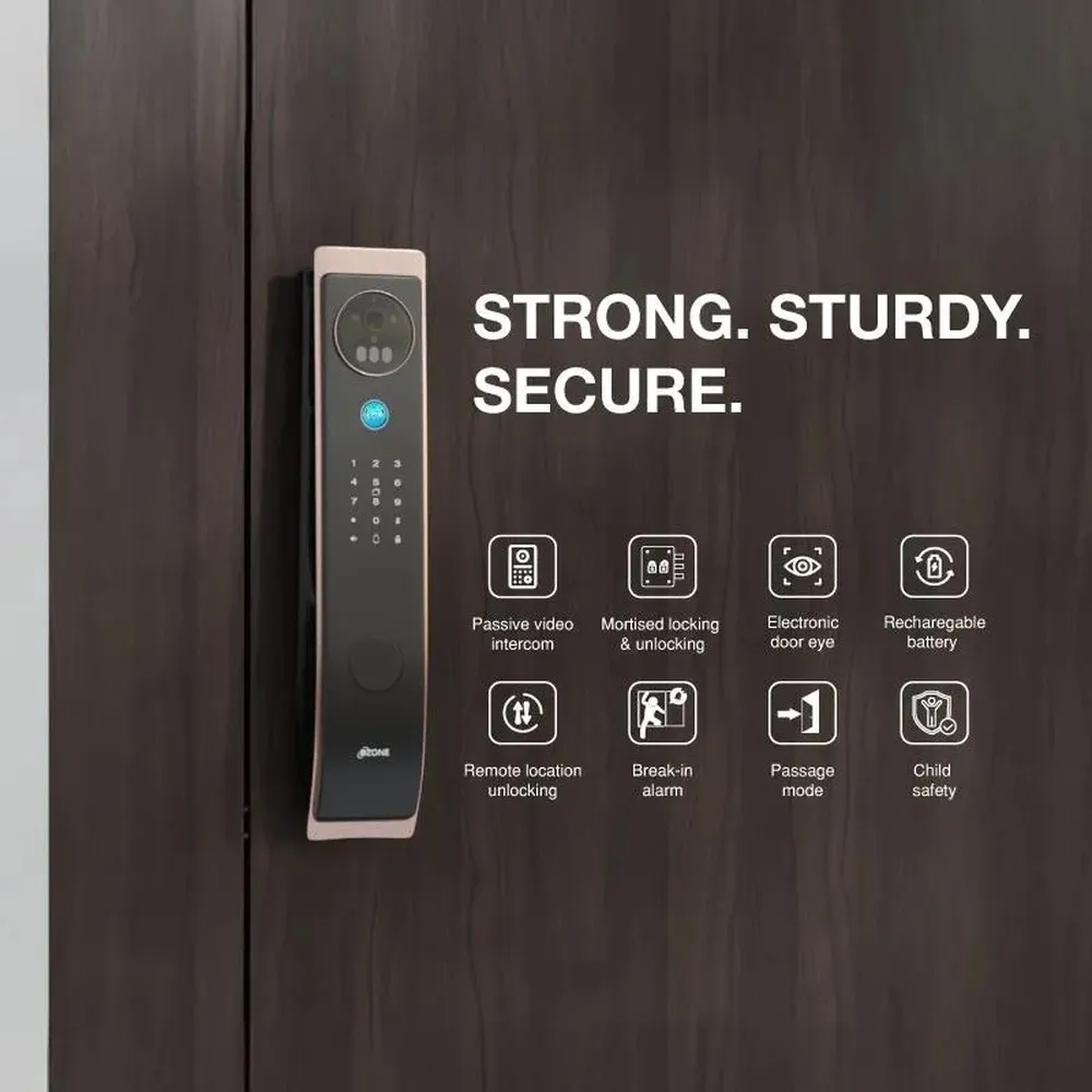 Ozone IRIS-11 Life Face Recognition Digital Door Lock photo 2