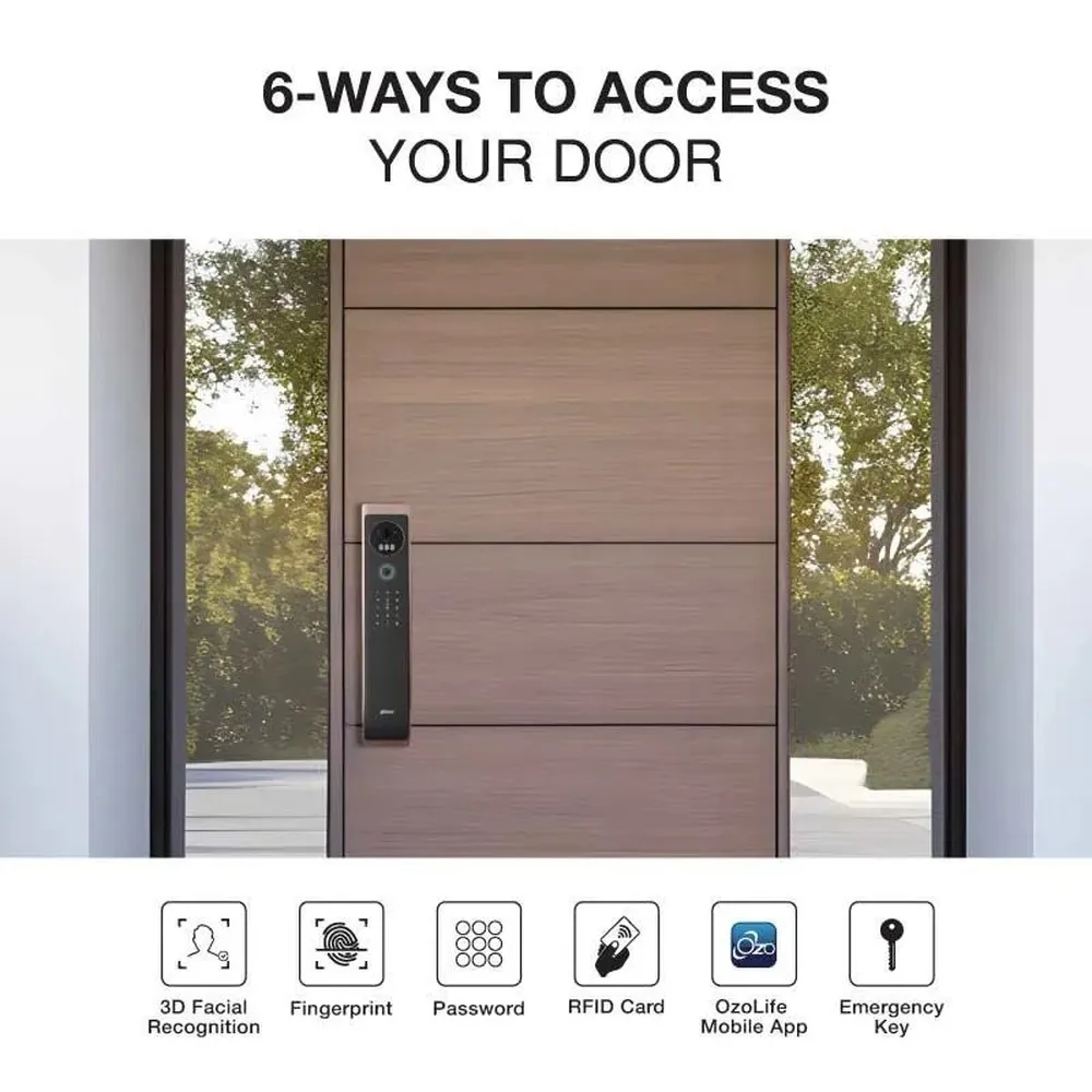 Ozone IRIS-11 Life Face Recognition Digital Door Lock photo 4