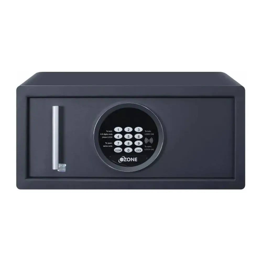 Ozone Jade Black Hotel Digital Safe 9.8-26 Litres
