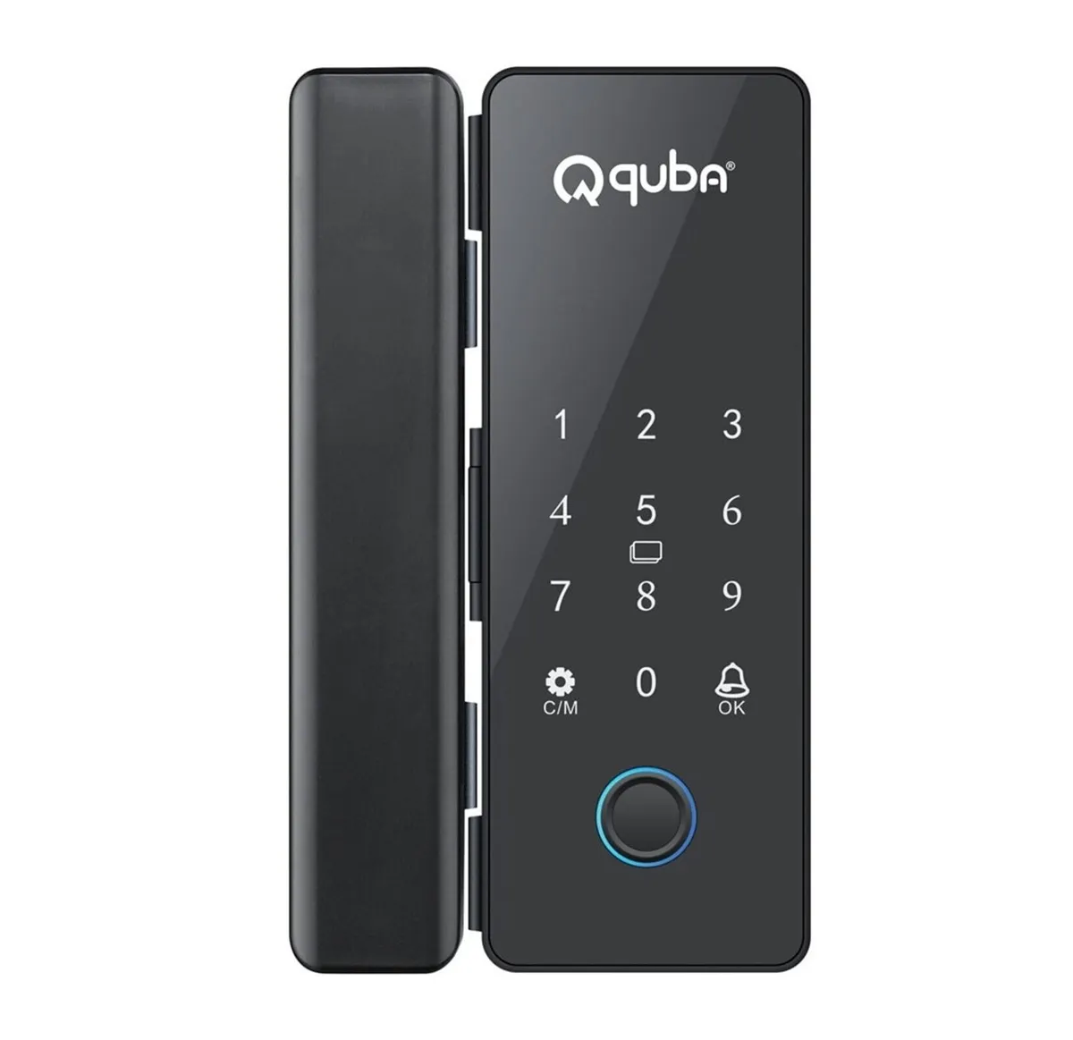 Quba Qrystal 4 Way Access Glass Door Digital Lock