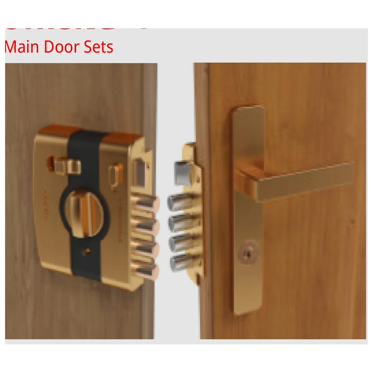 Quba Stronghold Main Door Set with Lever Handle