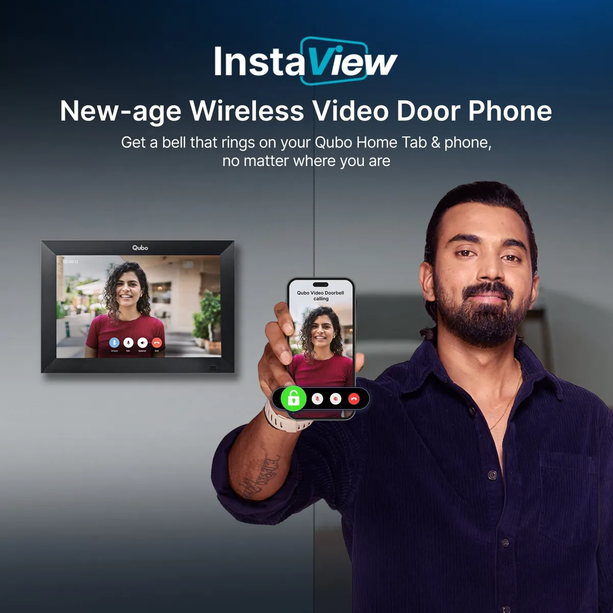 Qubo InstaView Wireless Video Door Phone with Home Tab photo 2