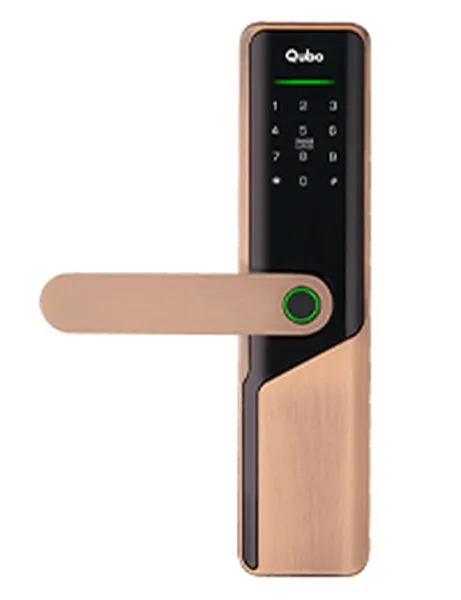 Qubo Prima Smart Door Lock (Black, Copper) photo 2