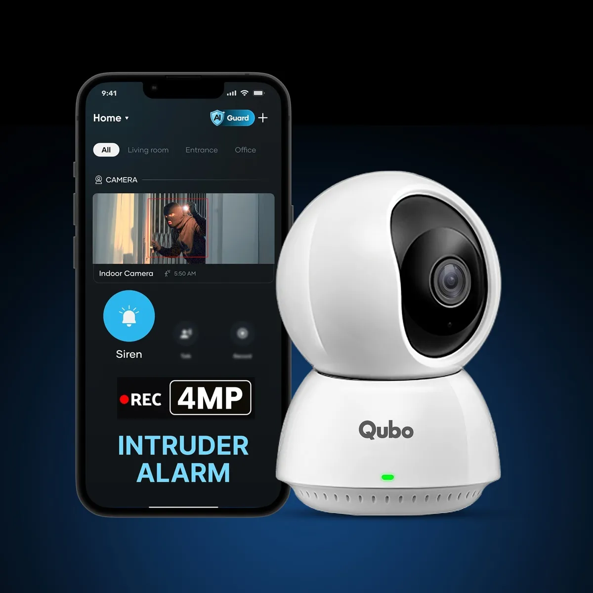 Qubo PTZ Smart Cam 360 Pro 4MP