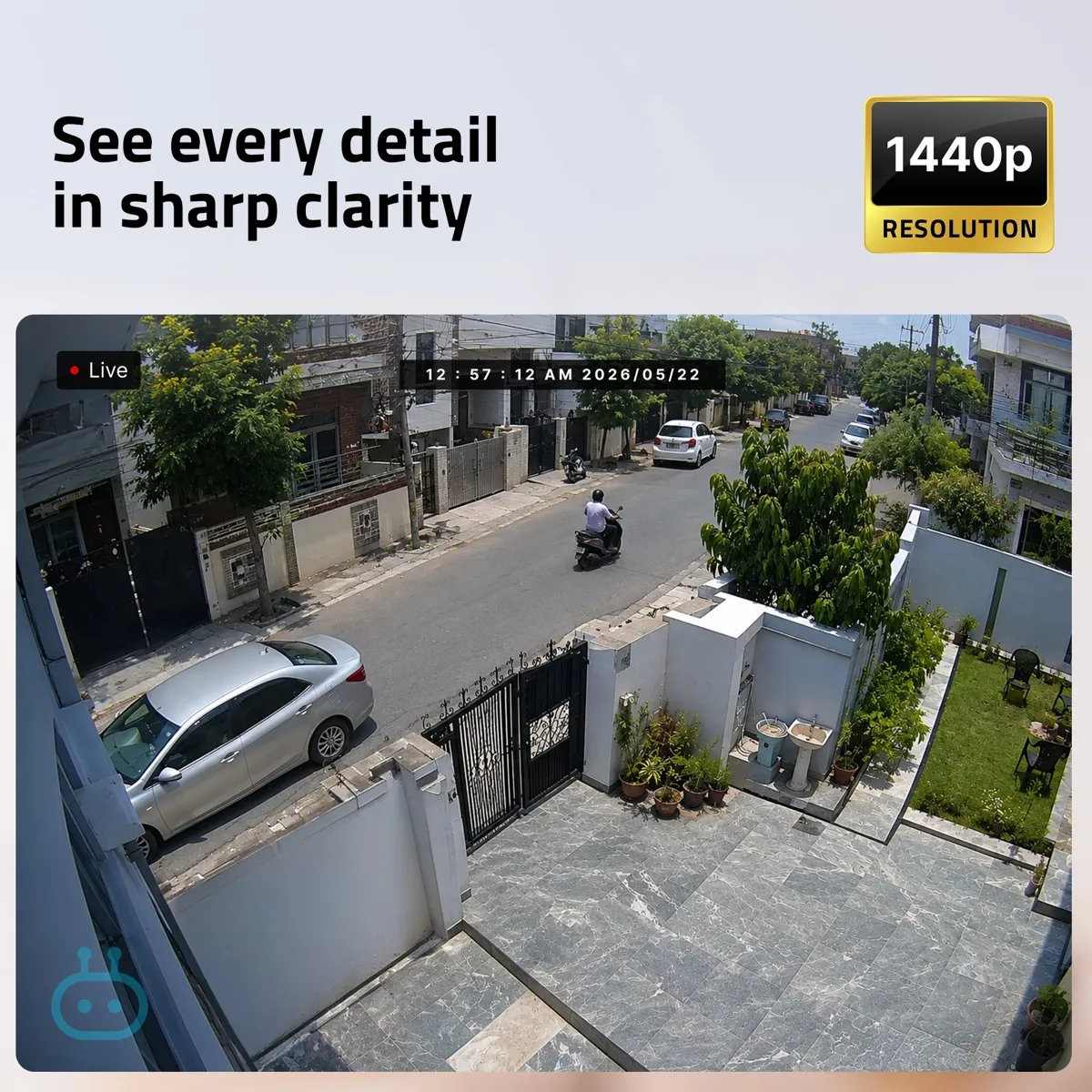 Qubo Smart Outdoor Cam 360 Prime 5MP Q5-OD photo 3