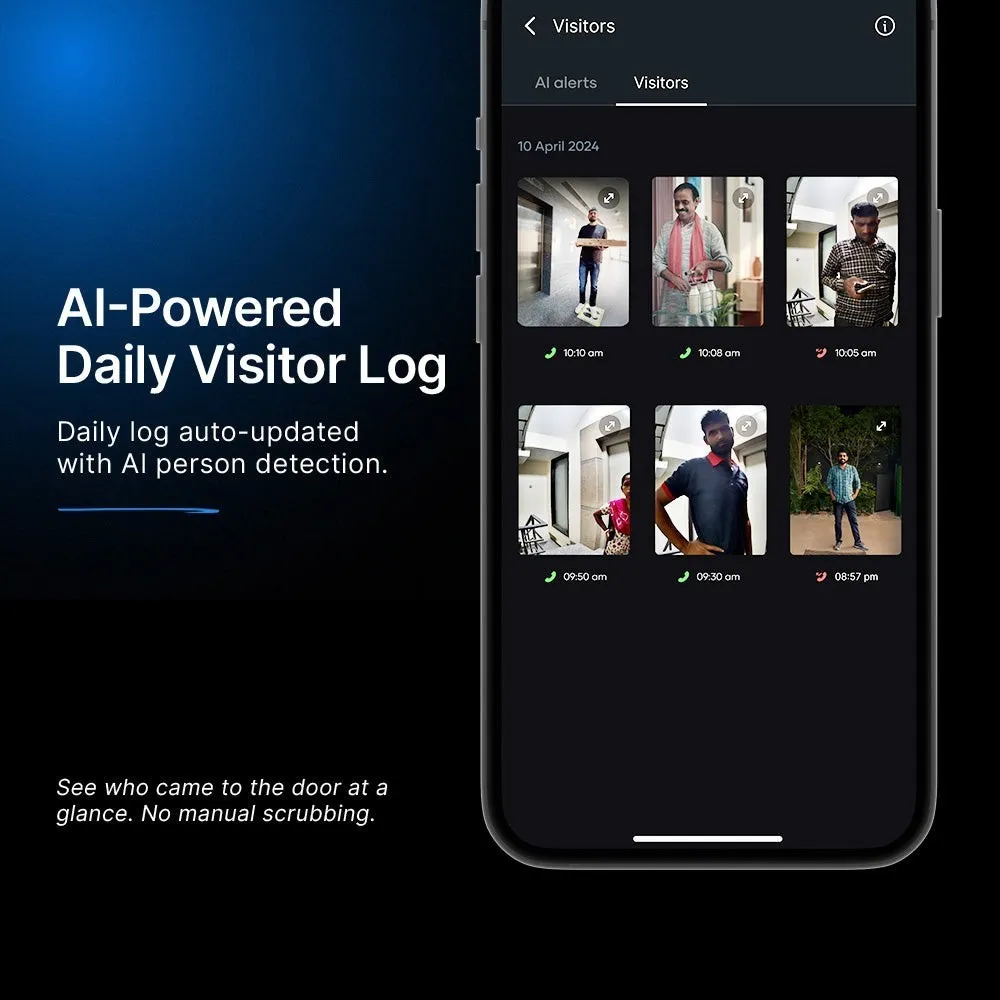 Qubo Smart Wi-Fi Video Doorbell Pro 2K photo 4