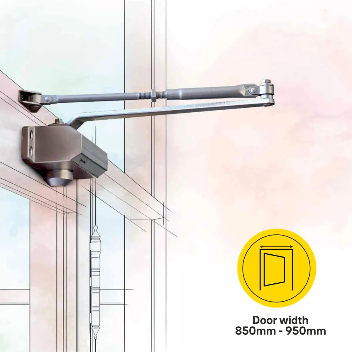Yale DCR 503-90 Surface Mounted Door Closer, Size 3 photo 4