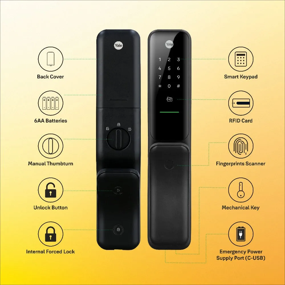 Yale Kyra Pro Push Pull Smart Door Lock photo 5