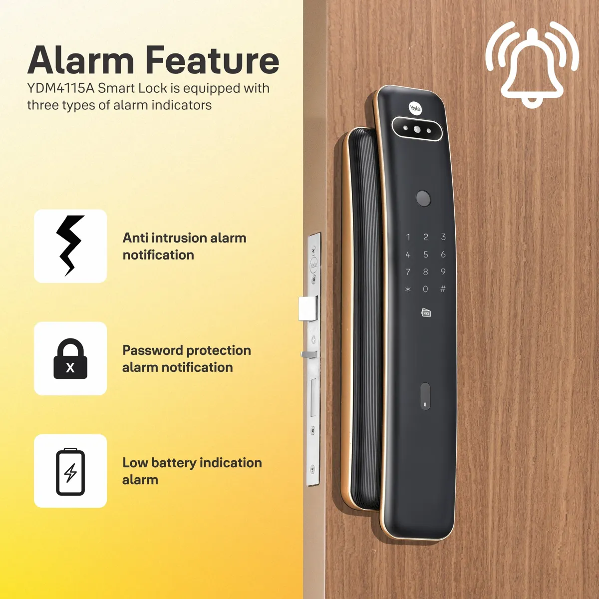Yale Luna Pro+ Facial Recognition Smart Door Lock photo 6