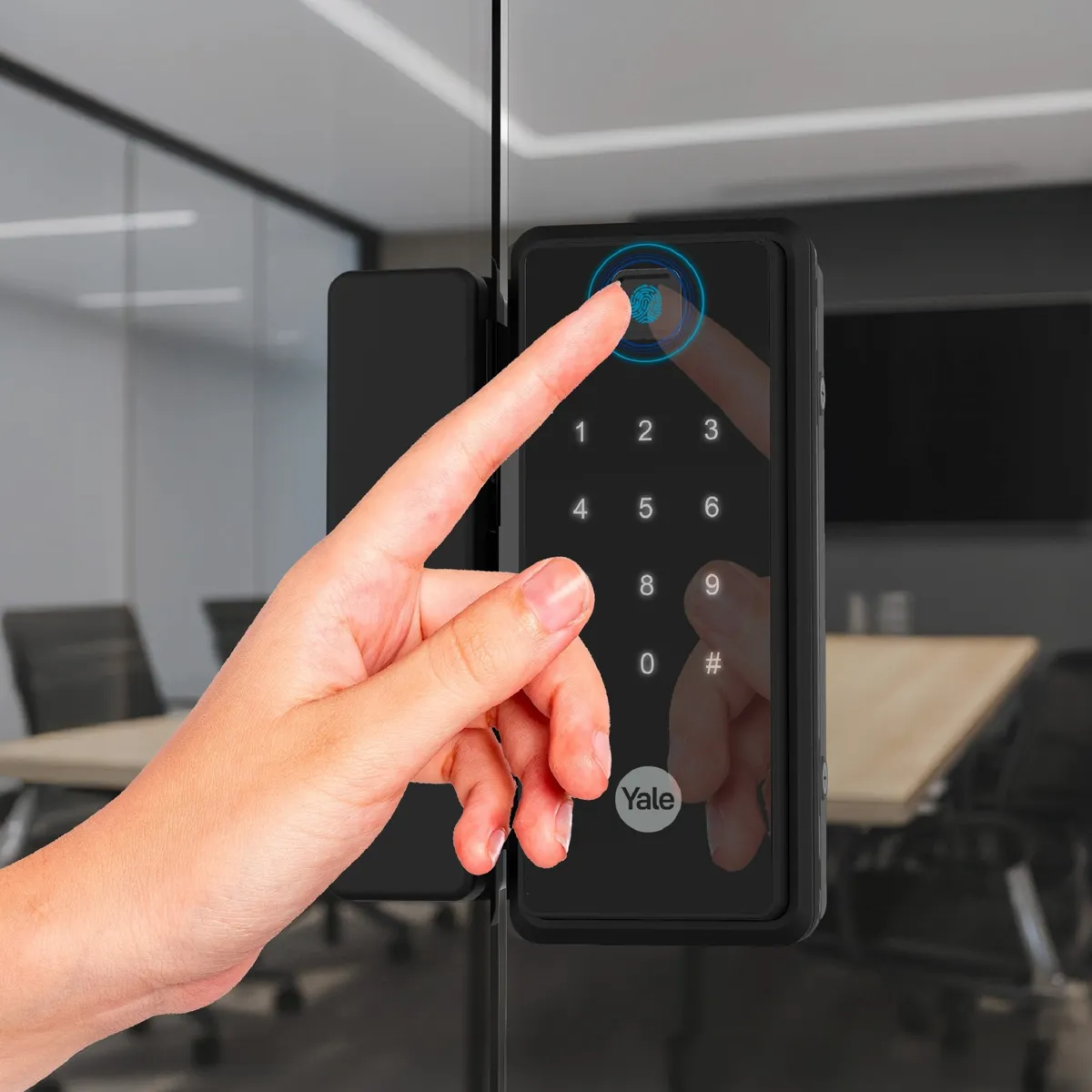 Yale Reflecta Biometric Digital Lock for Glass Doors photo 2