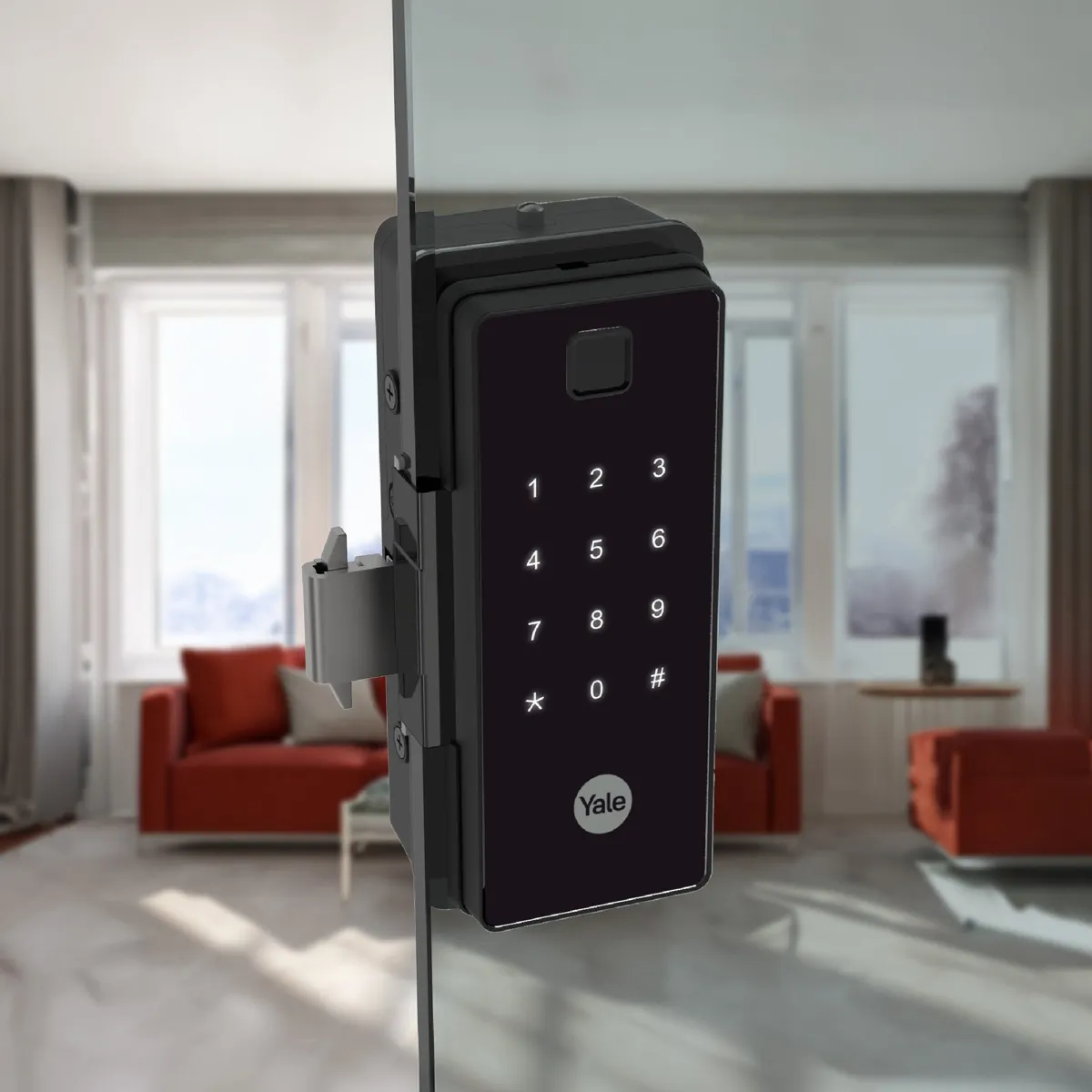 Yale Reflecta Biometric Digital Lock for Glass Doors photo 3
