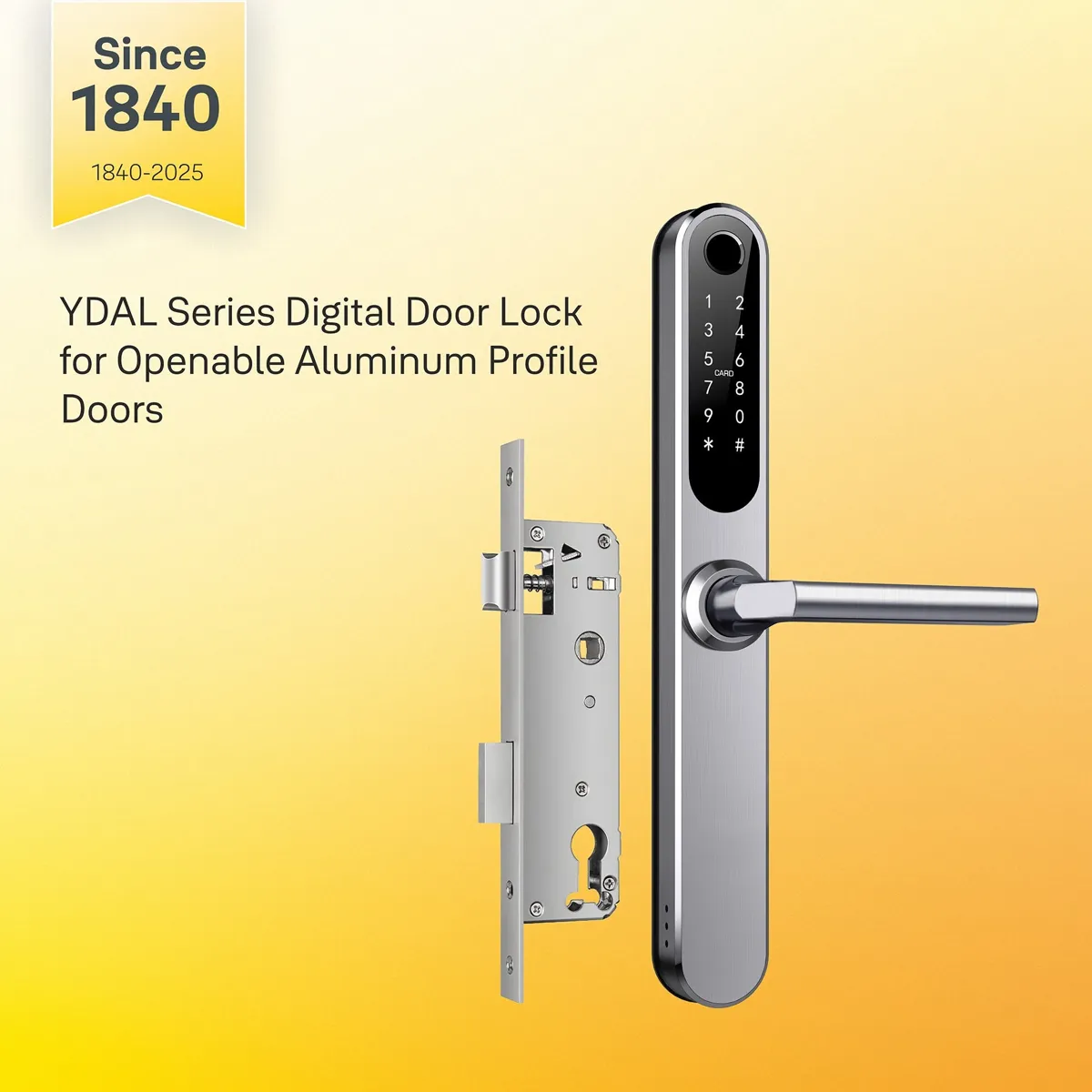 Yale YDAL Digital Lock for Openable Aluminium Profile Doors photo 4