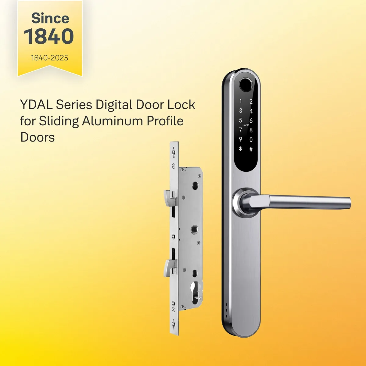 Yale YDAL Digital Lock for Sliding Aluminium Profile Doors photo 4