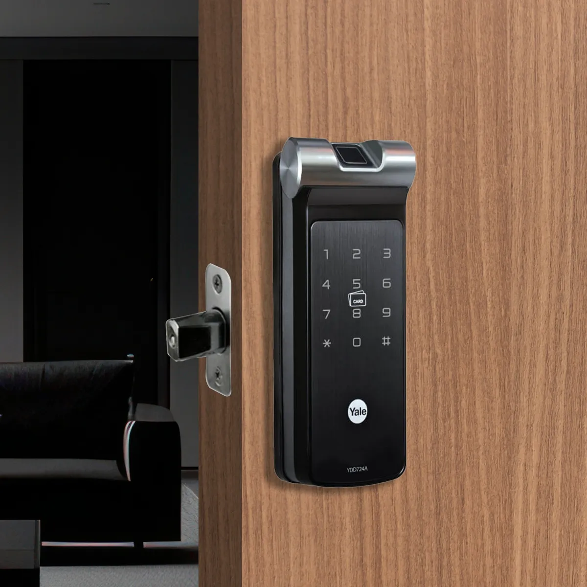 Yale YDD724A Biometric Deadbolt Rim Smart Lock