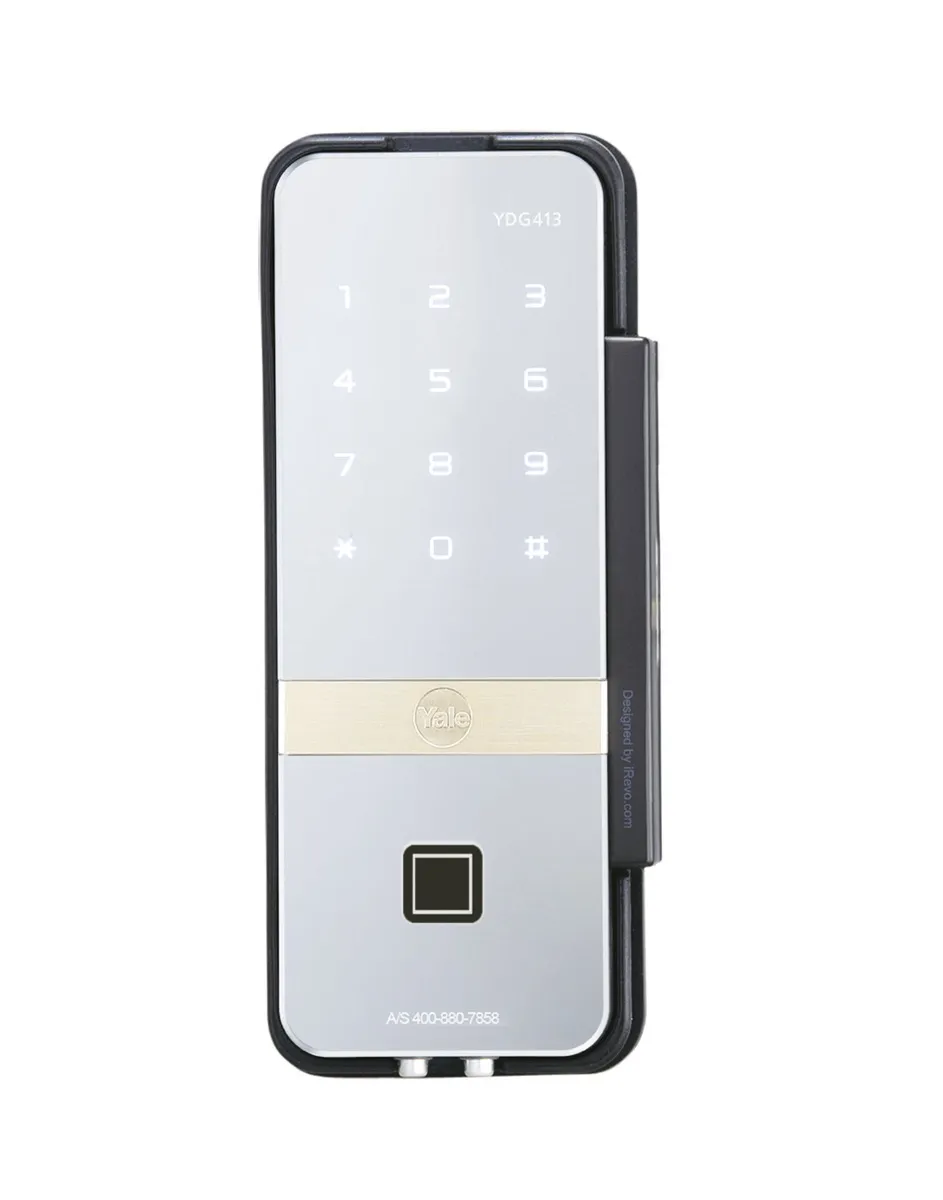 Yale YDG413A GL Biometric Smart Glass Door Lock photo 3