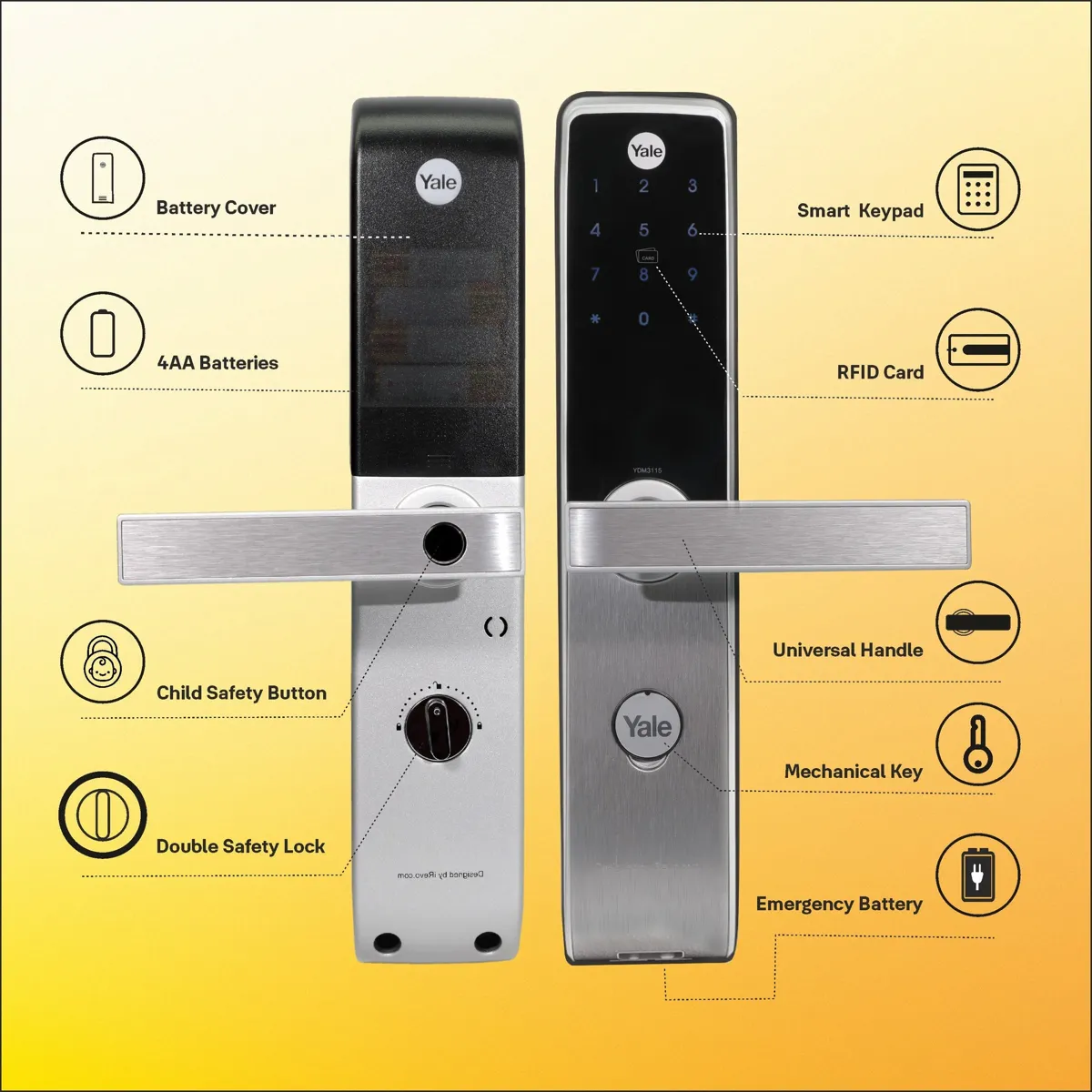 Yale YDM3115A Smart Door Lock photo 5