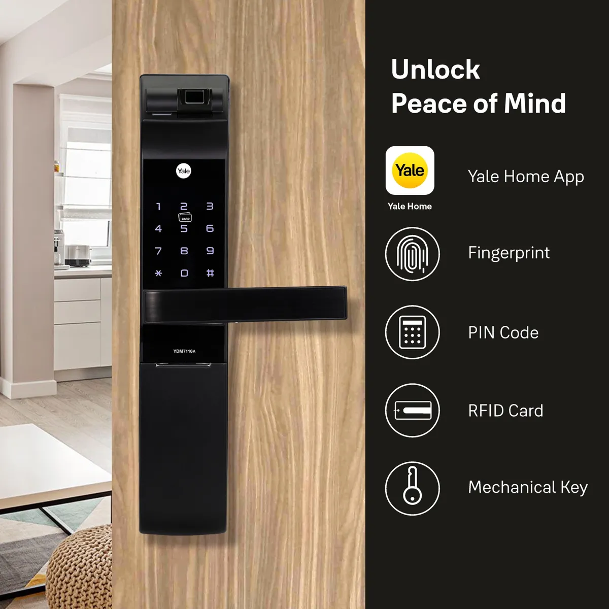 Yale YDM7116A-YH Smart Door Lock photo 4