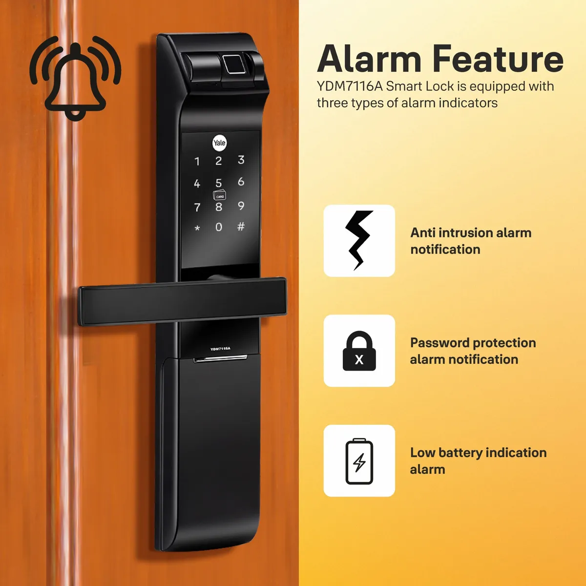 Yale YDM7116A-YH Smart Door Lock photo 6