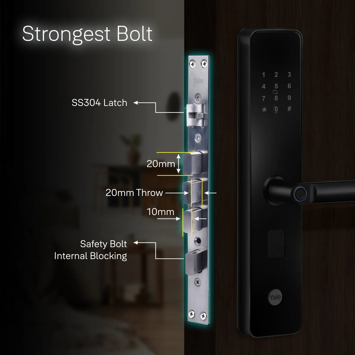 Yale YDME 100 NxT Digital Door Lock photo 5