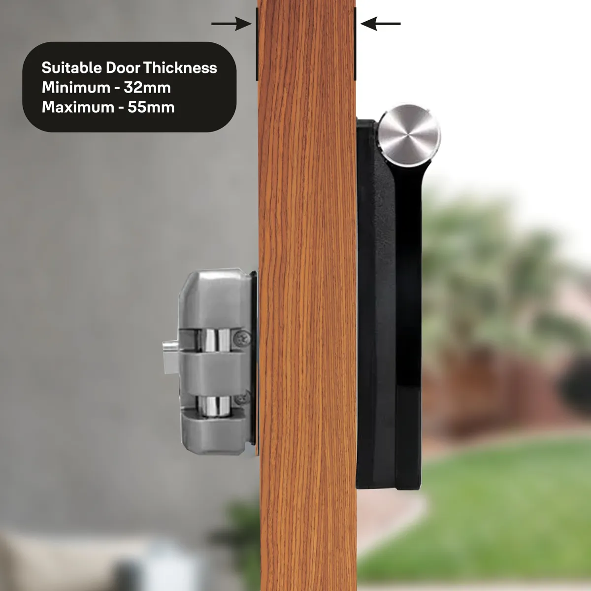 Yale YDR41A Biometric Smart Lock for Sliding and Double Doors photo 5