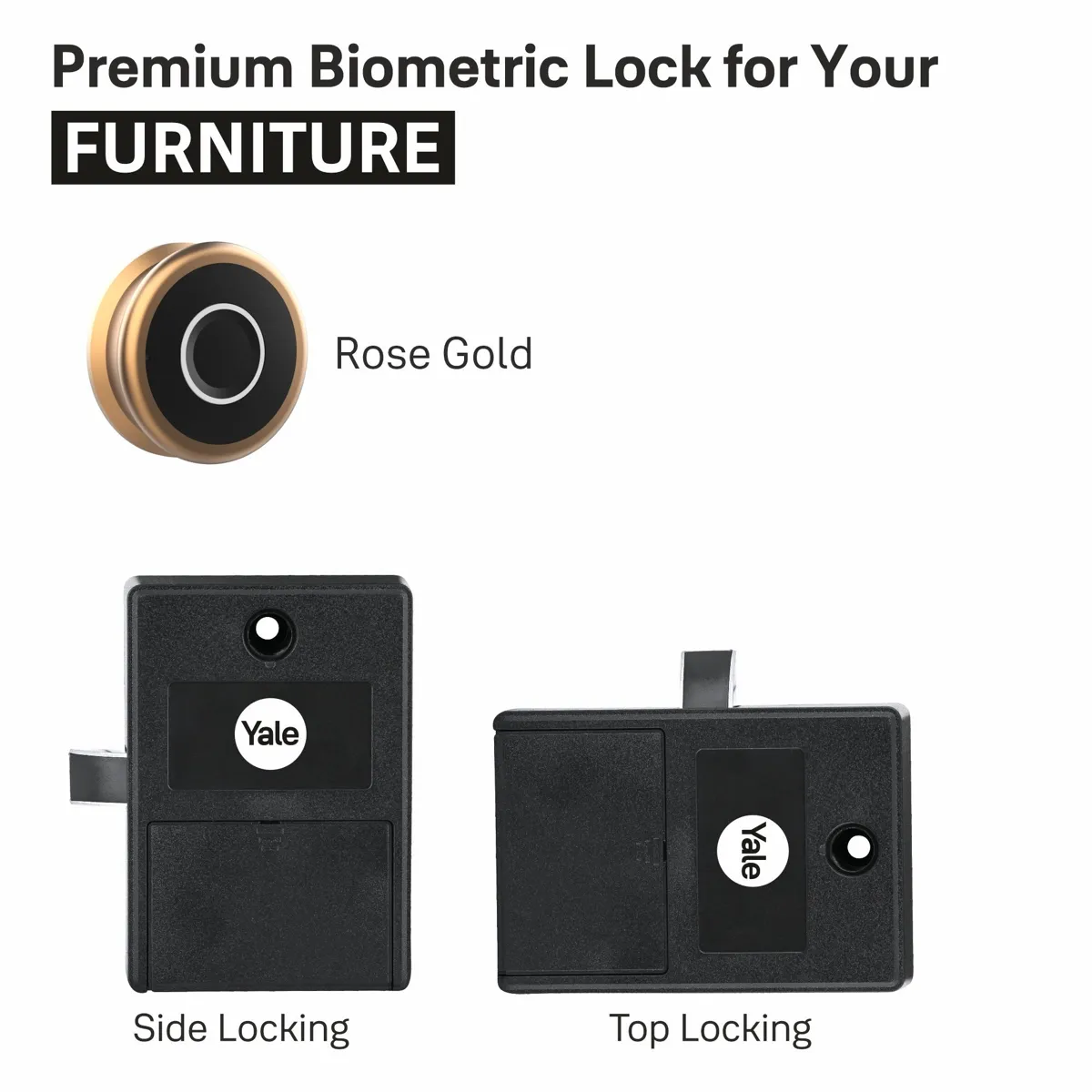Yale YLDRPC Biometric Smart Premium Furniture Lock (Openable) photo 6