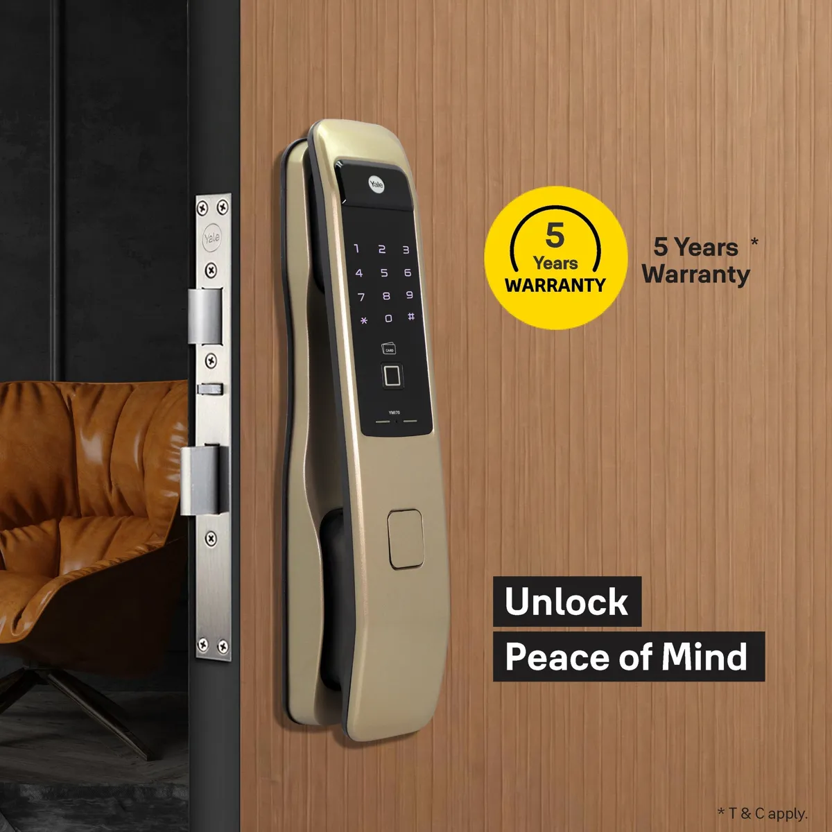Yale YMI70A-YH Push Pull Smart Door Lock photo 4